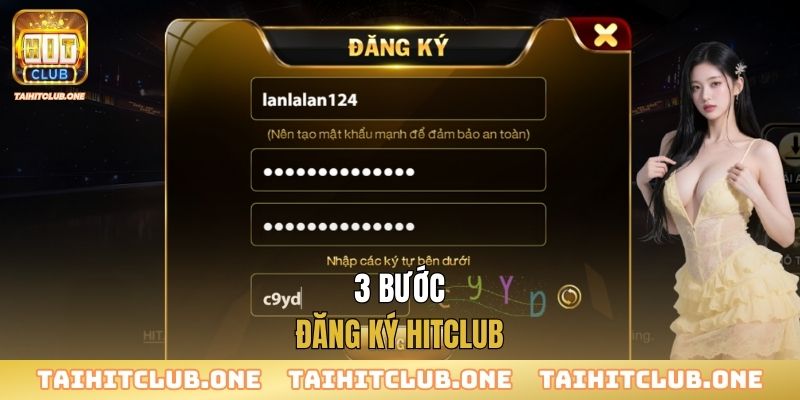 3 bước đăng ký Hitclub